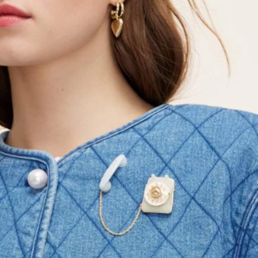 Kate Spade 🆕️ Telephone Brooch